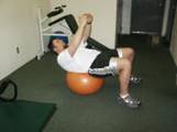 Abdominal Strength Training - Abdominal Ball Crunch