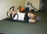 Abdominal Strength Training - Ab Roller Oblique Crunch