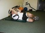 Abdominal Strength Training - Ab Roller Oblique Crunch