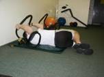 Abdominal Strength Training - Ab Roller Oblique Crunch