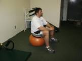 Abdominal Strength Training - Abdominal Ball Crunch
