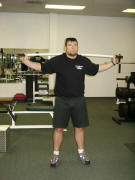 back strength training – easy - good mornings