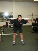 back strength training – easy - good mornings
