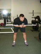 Back strength training – easy - spider good mornings