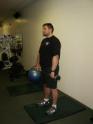 Back Strength Training – intermediate – stiff leg dead lift