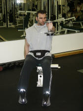 Shoulder Strength Training – anterior deltoid – seated front raise
