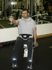 Shoulder Strength Training – anterior deltoid – seated front raise