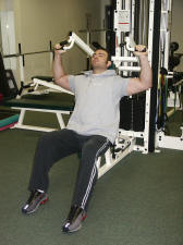Should Strength Training – anterior deltoid – machine military press