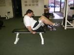 Abdominal Strength Training - Half V-Sit Ups