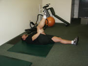 Leg Stretching: stiff-legged pull-ins